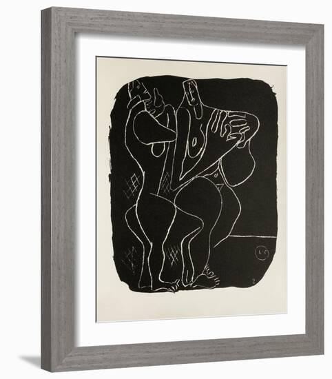 Entre-Deux No. 2-Le Corbusier-Framed Premium Edition