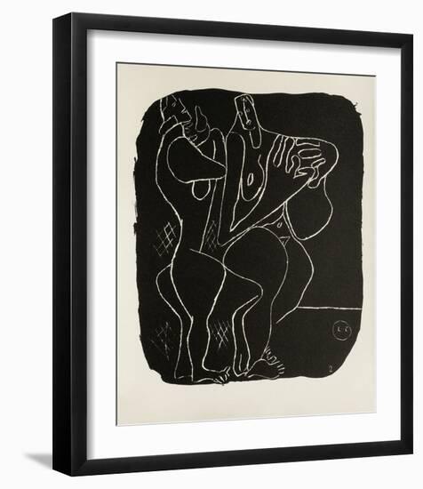 Entre-Deux No. 2-Le Corbusier-Framed Premium Edition