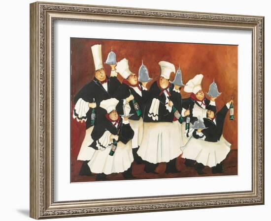 Entree Brigade-Jennifer Garant-Framed Giclee Print