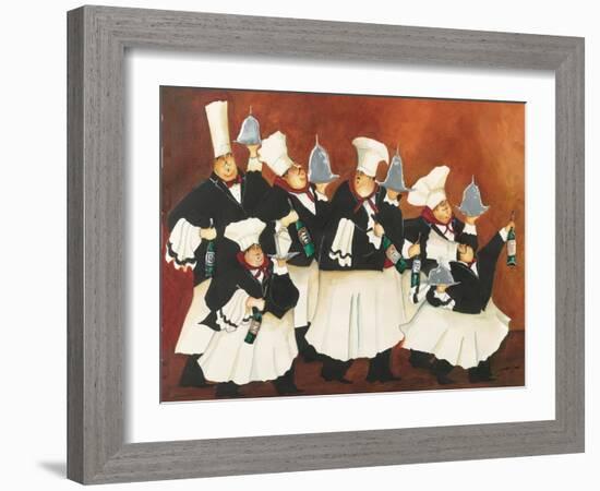 Entree Brigade-Jennifer Garant-Framed Giclee Print