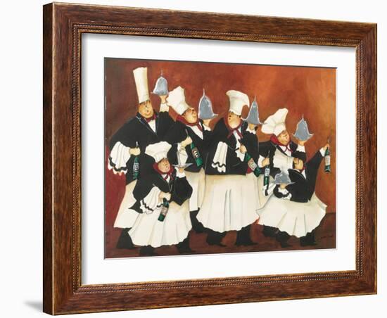 Entree Brigade-Jennifer Garant-Framed Giclee Print