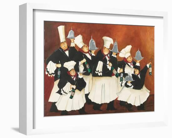 Entree Brigade-Jennifer Garant-Framed Giclee Print