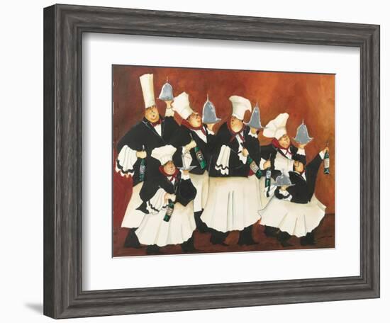 Entree Brigade-Jennifer Garant-Framed Giclee Print