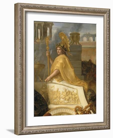 Entrée d'Alexandre le Grand dans Babylone ou Le triomphe d'Alexandre-Charles Le Brun-Framed Premium Giclee Print