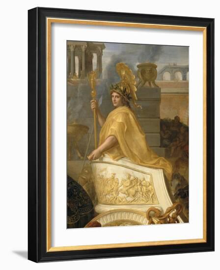 Entrée d'Alexandre le Grand dans Babylone ou Le triomphe d'Alexandre-Charles Le Brun-Framed Premium Giclee Print