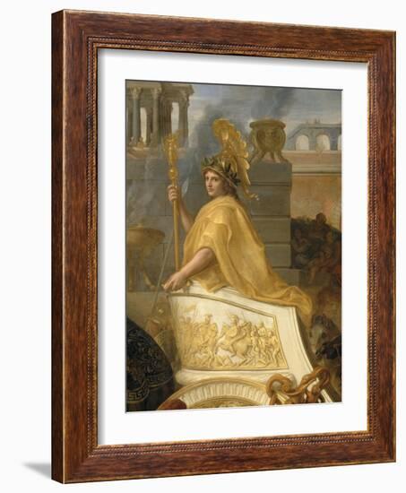 Entrée d'Alexandre le Grand dans Babylone ou Le triomphe d'Alexandre-Charles Le Brun-Framed Giclee Print