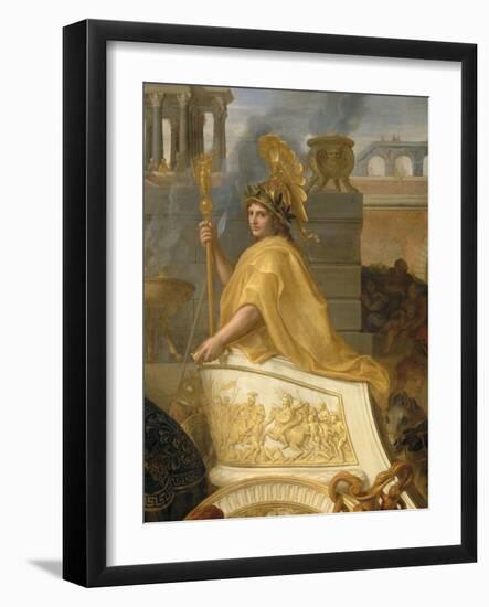 Entrée d'Alexandre le Grand dans Babylone ou Le triomphe d'Alexandre-Charles Le Brun-Framed Giclee Print