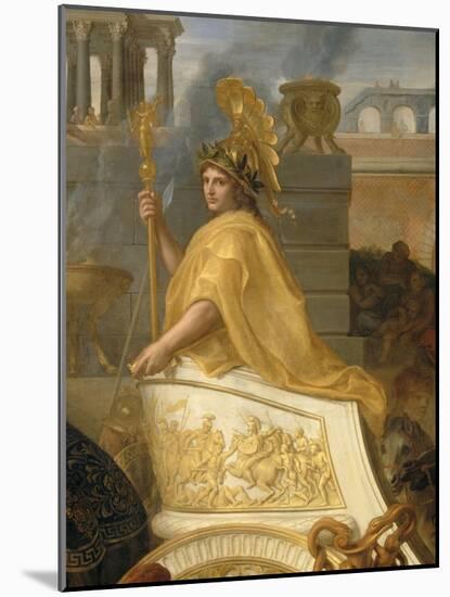 Entrée d'Alexandre le Grand dans Babylone ou Le triomphe d'Alexandre-Charles Le Brun-Mounted Giclee Print