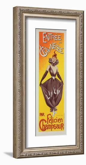 Entrée de Clownesse-Charles Lucas-Framed Art Print