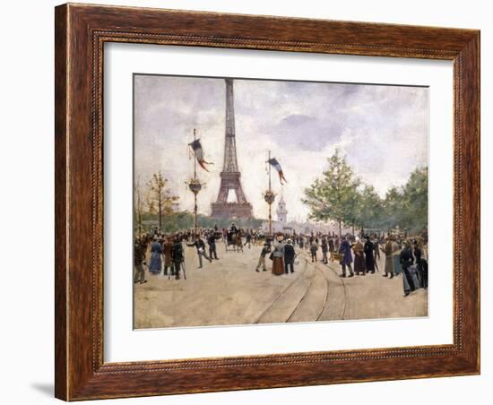 Entrée de l'Exposition Universelle de 1889-Jean Béraud-Framed Giclee Print