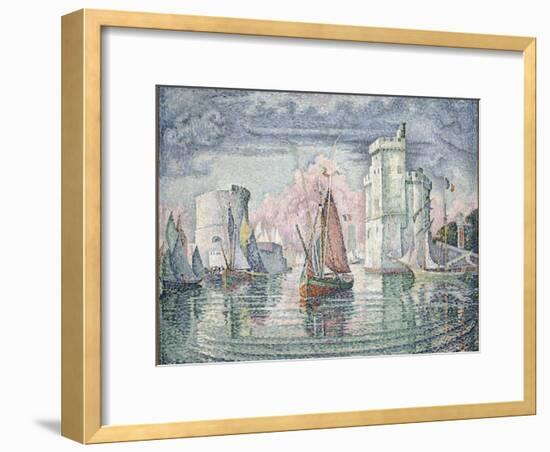 Entrée du port de la Rochelle-Paul Signac-Framed Giclee Print