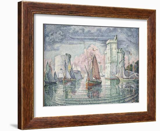 Entrée du port de la Rochelle-Paul Signac-Framed Giclee Print