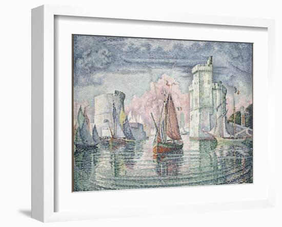 Entrée du port de la Rochelle-Paul Signac-Framed Giclee Print