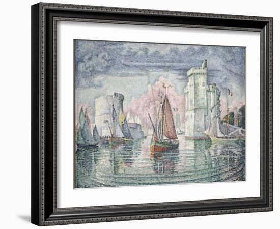 Entrée du port de la Rochelle-Paul Signac-Framed Giclee Print