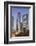 Entreprise Square Three at Dusk, Kowloon Bay, Kowloon, Hong Kong, China, Asia-Ian Trower-Framed Photographic Print