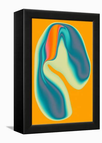 Entropy 1-Jazzberry Blue-Framed Premier Image Canvas