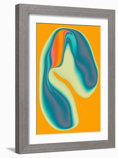 Entropy 1-Jazzberry Blue-Framed Giclee Print