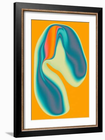 Entropy 1-Jazzberry Blue-Framed Giclee Print