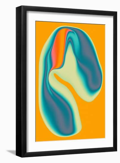 Entropy 1-Jazzberry Blue-Framed Giclee Print