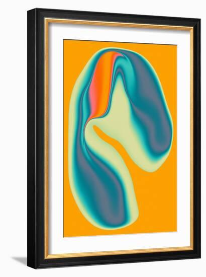 Entropy 1-Jazzberry Blue-Framed Giclee Print