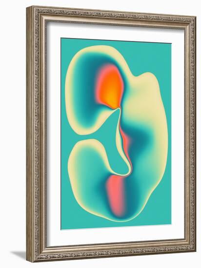 Entropy 2-Jazzberry Blue-Framed Giclee Print