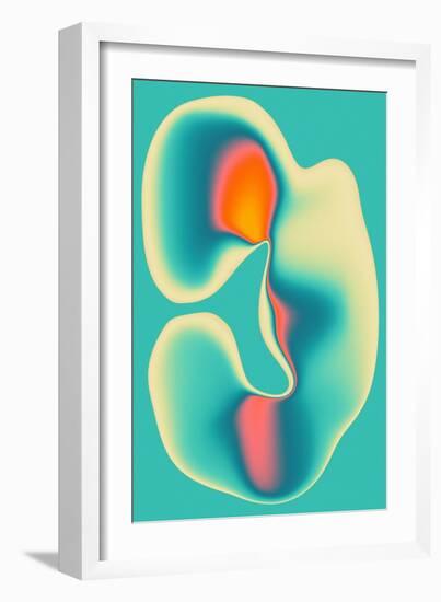 Entropy 2-Jazzberry Blue-Framed Giclee Print