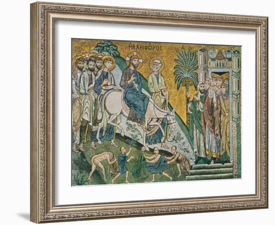 Entry into Jerusalem-null-Framed Giclee Print