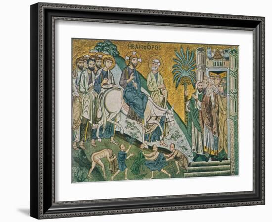 Entry into Jerusalem-null-Framed Giclee Print