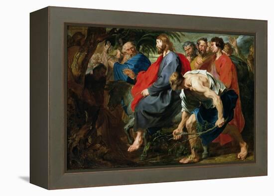 Entry of Christ into Jerusalem, C.1617-Sir Anthony Van Dyck-Framed Premier Image Canvas