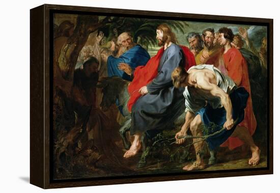 Entry of Christ into Jerusalem, C.1617-Sir Anthony Van Dyck-Framed Premier Image Canvas