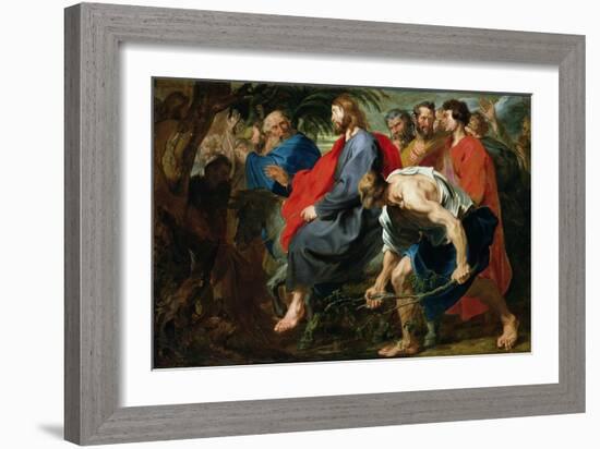 Entry of Christ into Jerusalem, C.1617-Sir Anthony Van Dyck-Framed Giclee Print