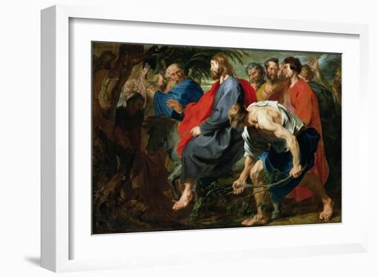 Entry of Christ into Jerusalem, C.1617-Sir Anthony Van Dyck-Framed Giclee Print