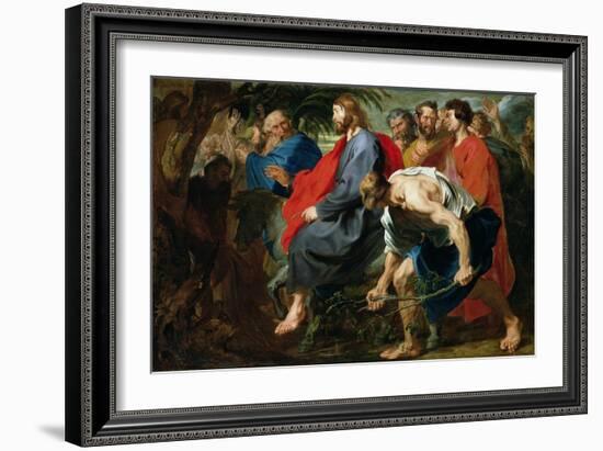 Entry of Christ into Jerusalem, C.1617-Sir Anthony Van Dyck-Framed Giclee Print