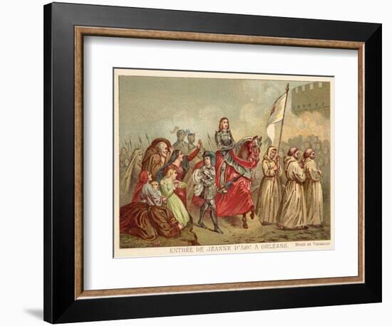 Entry of Joan of Arc into Orleans, 1429-Henry Scheffer-Framed Giclee Print