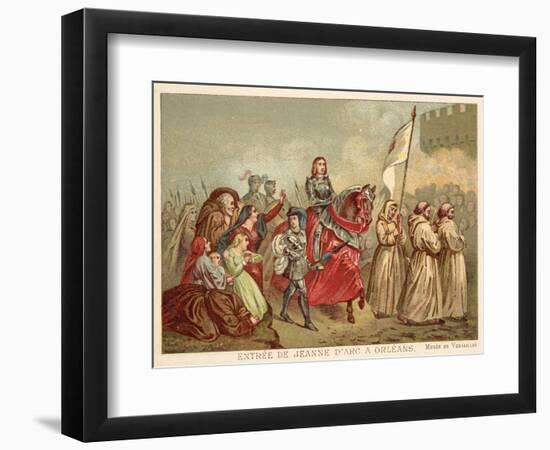 Entry of Joan of Arc into Orleans, 1429-Henry Scheffer-Framed Giclee Print