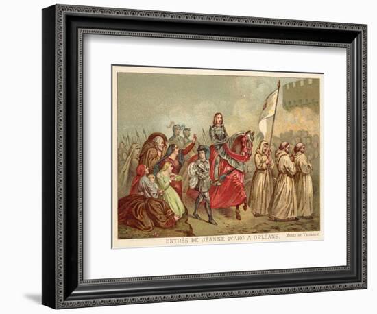 Entry of Joan of Arc into Orleans, 1429-Henry Scheffer-Framed Giclee Print