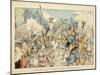 Entry of Joan of Arc into Orleans on April 29, 1429-Paul de Semant-Mounted Art Print