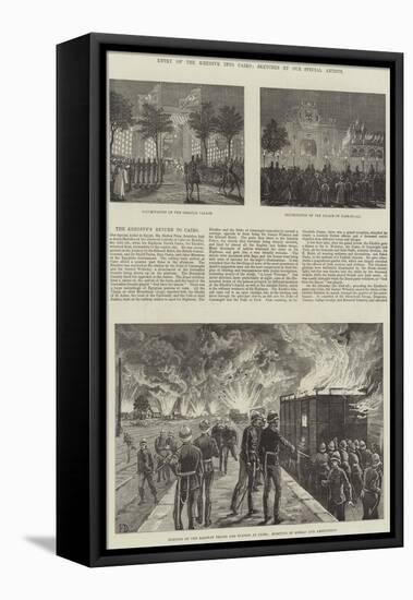 Entry of the Khedive into Cairo-Frank Dadd-Framed Premier Image Canvas