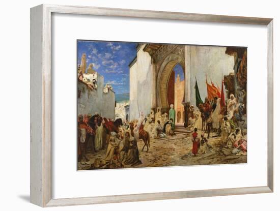 Entry of the Sharif of Ouezzane into the Mosque, 1876-Georges Clairin-Framed Giclee Print