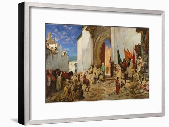 Entry of the Sharif of Ouezzane into the Mosque, 1876-Georges Clairin-Framed Giclee Print