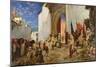Entry of the Sharif of Ouezzane into the Mosque, 1876-Georges Clairin-Mounted Giclee Print