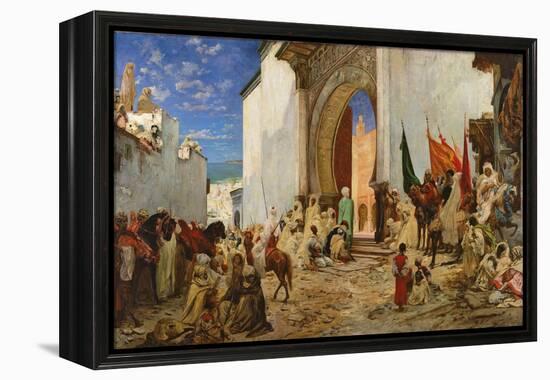 Entry of the Sharif of Ouezzane into the Mosque, 1876-Georges Clairin-Framed Premier Image Canvas
