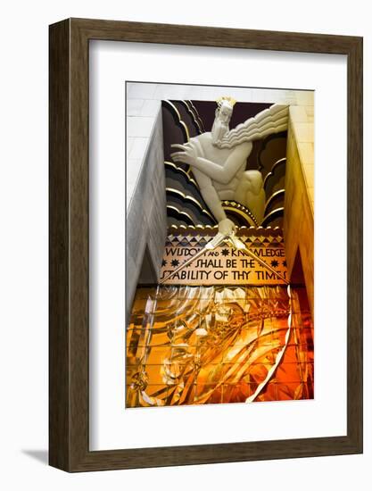 Entry Rockefeller Center - Manhattan - New York City - United States-Philippe Hugonnard-Framed Photographic Print