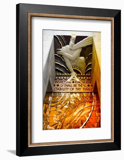 Entry Rockefeller Center - Manhattan - New York City - United States-Philippe Hugonnard-Framed Photographic Print