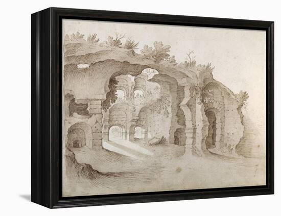 Entry to the Colosseum-Sebastian Vrancx-Framed Premier Image Canvas