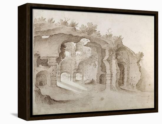 Entry to the Colosseum-Sebastian Vrancx-Framed Premier Image Canvas