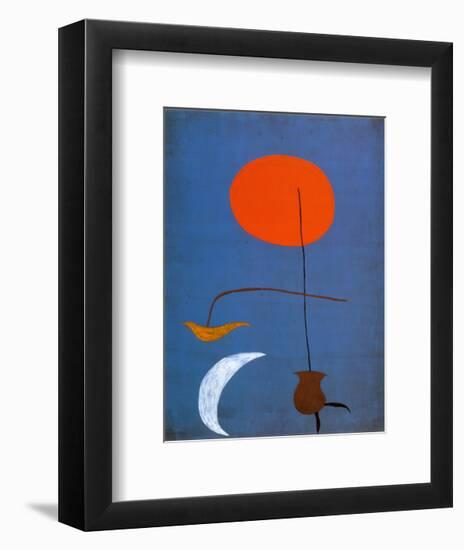 Entwurf fur eine Tapisserie-Joan Miro-Framed Art Print