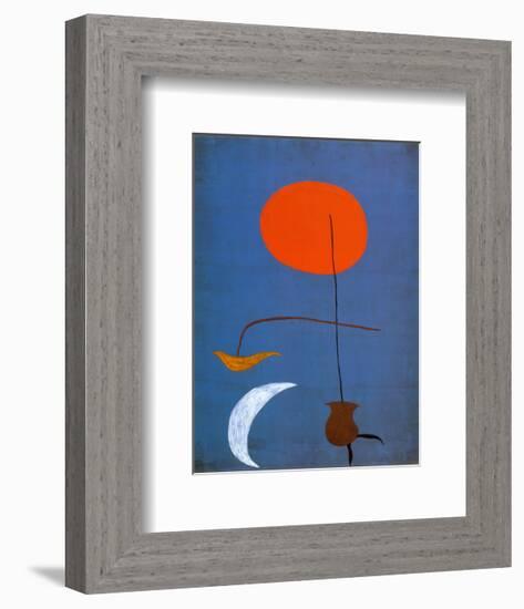 Entwurf fur eine Tapisserie-Joan Miro-Framed Art Print