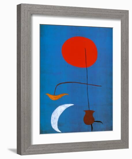 Entwurf fur eine Tapisserie-Joan Miro-Framed Art Print