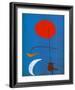 Entwurf fur eine Tapisserie-Joan Miro-Framed Art Print